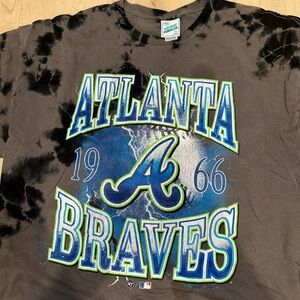 Vintage Atlanta Braves Graphic Tee - Black